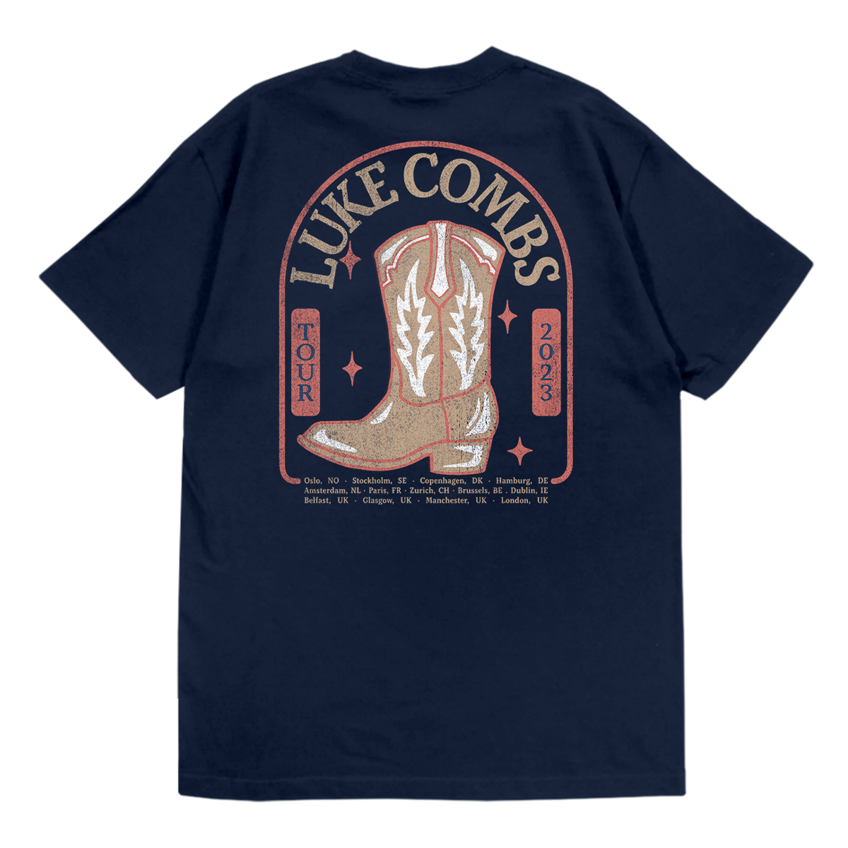 Tour Boot Navy Tee