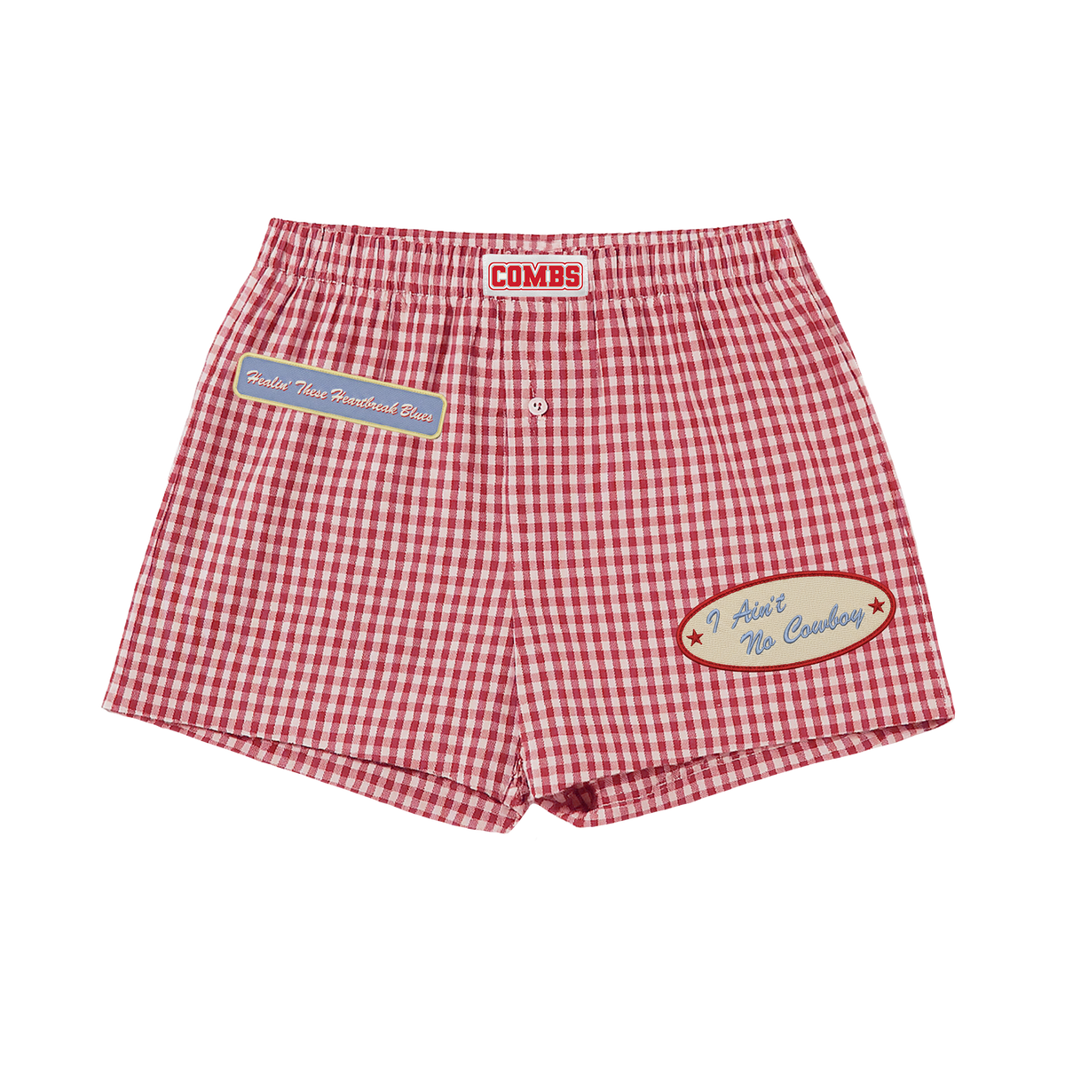 Checkered Red Boxers