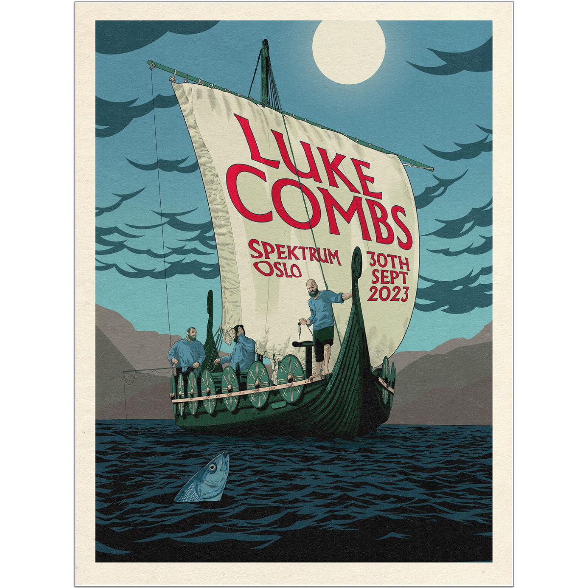 Oslo 2023 Art Print – Luke Combs UK